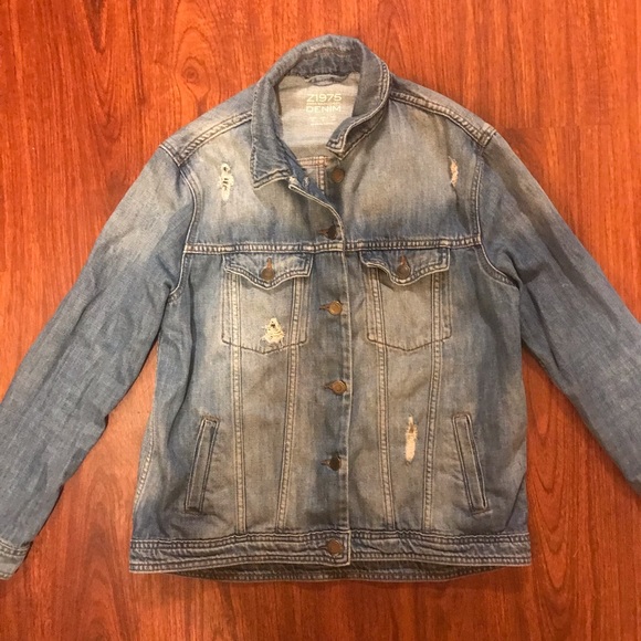 Zara Oversize Denim Jacket - Picture 2 of 4